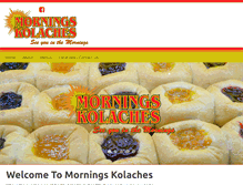 Tablet Screenshot of morningskolaches.com